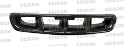 Seibon Carbon Fiber Front Grille 1999-2000 Honda Civic [MG-style]