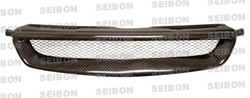 Seibon Carbon Fiber Front Grille 1999-2000 Honda Civic [TR-style]