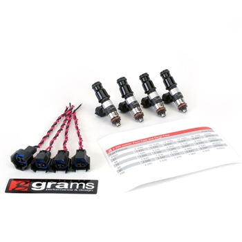 Grams Performance 2200cc Fuel Injector Set for 2002-2011 Honda/Acura K20A-Z, K24A-Z, 2006-2009 Honda S2000