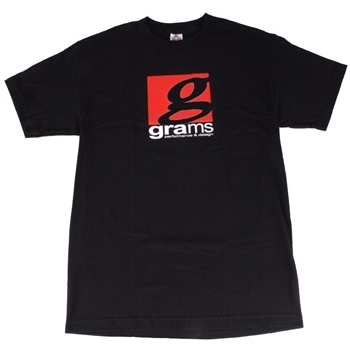 Grams Performance Classic Logo T- Shirt (Black, Medium)
