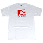 Grams Performance Classic Logo T- Shirt (White, Large)
