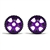 Golden Eagle Billet Adjustable Cam Gears Set for 1990-2001 Honda/Acura B16, B17A, B18A-C, H23A1, Purple