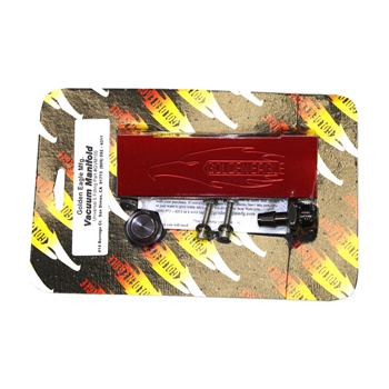 Golden Eagle Billet Vacuum Manifold Pressure Block - Red