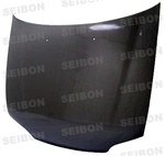 Seibon Carbon Fiber Hood 1992-1995 Honda Civic 4DR/Sedan [OEM-style]
