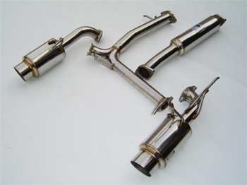 Invidia N1 Catback Exhaust 03-09 Nissan 350Z, Stainless Tips