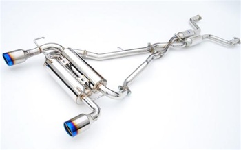 Invidia Gemini Catback Exhaust 03-07 Infiniti G35 Coupe, Dual Rolled Titanium Tips