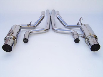 Invidia N1 Catback Exhaust 05-09 Mustang GT V8, Dual Stainless Tips