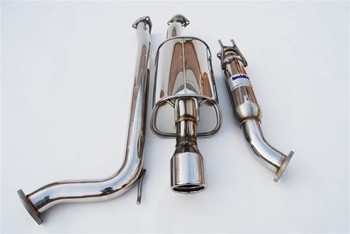 Invidia Q300 Catback Exhaust 06-11 Honda Civic Si Coupe, Single Stainless Tip