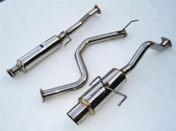 Invidia N1 Catback Exhaust 94-01 Acura Integra LS/RS/GS/Type-R, 99-01 GS-R, Coupe Only, Single Stainless Tip