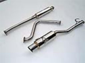 Invidia N1 Catback Exhaust 97-01 Honda Prelude Base, Single Stainless Tip