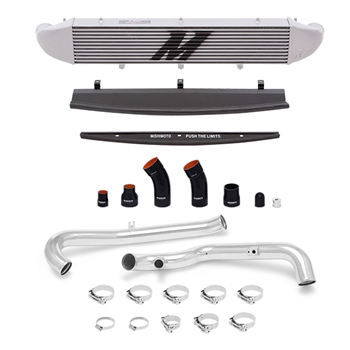 Mishimoto Ford Fiesta ST Performance Intercooler Kit, 2014+ Polished Pipes, Silver Cooler