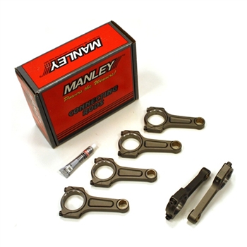 Manley Pro Series I-Beam Turbo Tuff Connecting Rods w/ ARP Custom AGE 625+ Rod Bolts for Toyota 2JZ, 2JZGE, 2JZGTE