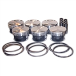 Manley Platinum Series Forged Pistons w/ 9310 wrist pins for Toyota 2JZ-GTE 86.00mm, 9.0:1 CR