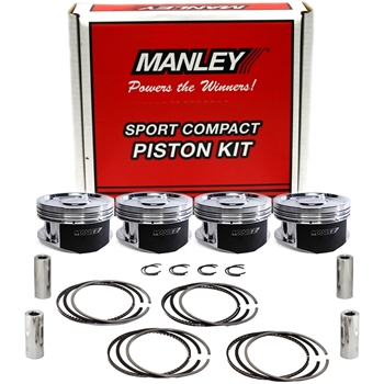 Manley Platinum Series TURBO TUFF Forged Pistons for Subaru EJ255/EJ257 99.50mm, 8.5:1 CR