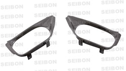 Seibon Carbon Fiber Exhaust Outlet Surround (Dry Carbon) 2008-2009 Nissan GT-R [OEM-style]