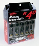 Project Kics R40 Racing Composite Lug Nuts - 12x1.25mm (20 piece Lug Nut Set)