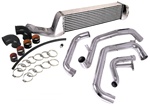 Injen Front Mount Intercooler Kit w/ bumper support beam and Polished Piping for the 2004 Subaru Impreza STI with the 2.5-liter, EJ25 engine