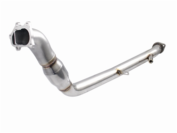 Injen Downpipe w/ divided wastegate discharge & high flow catalytic converter for the 2008-2009 Subaru Impreza WRX and STI with the 2.5-liter, EJ25 engine