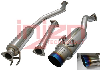 Injen 60mm Catback Exhaust System w/ 4.5" Titanium Tip for the 2006-2009 Honda Civic Si Coupe