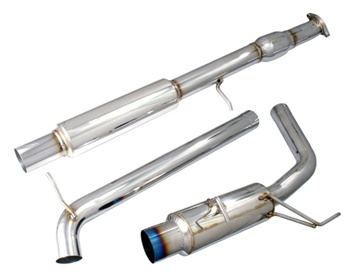Injen 76mm Catback Exhaust System for the 2006-2007 Mitsubishi Eclipse with the 3.8-liter, 6-cylinder engine
