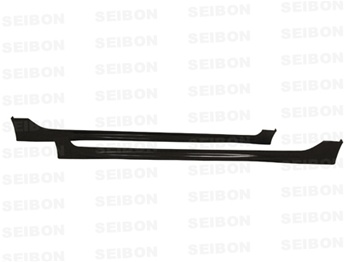 Seibon Carbon Fiber Side Skirts 2006-2008 Honda Civic 4DR/Sedan [JDM]; Acura CSX [MG-style]