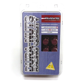 Rays Engineering Duralumin 50mm Lug Nuts - M12xP1.25mm - Red