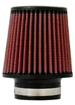 Injen High Performance Air Filter - 2.75" Black Filter 5" Base / 5" Tall / 4" Top - 40 Pleat