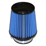 Injen/AMSOIL Ea Nanofiber Dry Air Filter - 3.00" Flange Diameter  5.00" Base / 5.00" Tall / 4.00" Top - 40 pleat