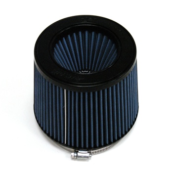 Injen/AMSOIL Ea Nanofiber Dry Air Filter - 5.00" flange diameter  6.50" Base / 6.00" Tall / 5.25" inverted cone top - 70 pleat