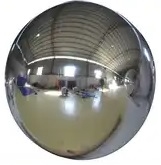 Inflatable Decoration Sphere 35cm Silver Mirror Finish