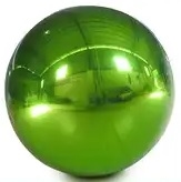 Inflatable Decoration Sphere 35cm Green Mirror Finish