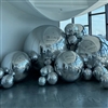 Inflatable Decoration Sphere 60cm Silver Mirror Finish