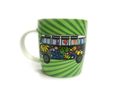 COFFEE MUG-LOVE BUS VW TA06