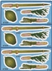 4 Minim Sukkot Stickers