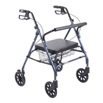 Drive Bariatric Blue Rollator Walker