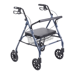 Drive Bariatric Blue Rollator Walker