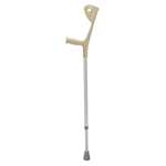 Euro Style Light Weight Silver Forearm Walking Crutch