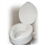 4" Raised Toilet Seat with Lock and Lid