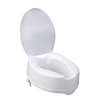 Raised Toilet Seat with Lock and Lid