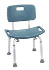 Teal Bathroom Safety Shower Tub Bench Chair with Back