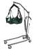 Deluxe Silver Vein Hydraulic Patient Lift with Six Point Cradle