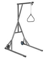Heavy Duty Silver Vein Trapeze with Base and Wheels