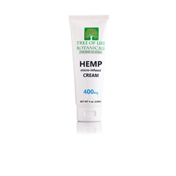 Tree of Life 400 mg Hemp CBD Oil Lotion