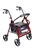 Duet Burgundy Transport Wheelchair Rollator Walker