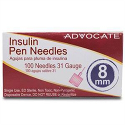 Advocate Insulin 31 Gauge Pen Needle