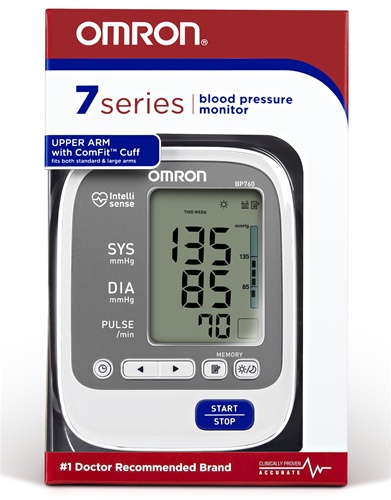 Omron Healthcare, Inc 7 Series Upper Arm Blood Pressure Monitor, Quantity