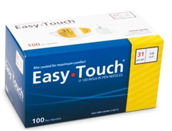 EasyTouch Insulin 31 Gauge Pen Needle