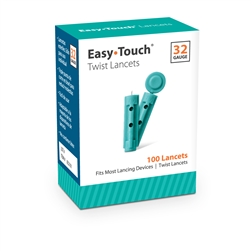 EasyTouch Twist Top Lancets 32 Gauge