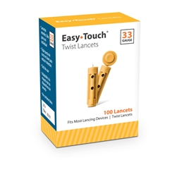 EasyTouch Twist Top Lancets 33 Gauge