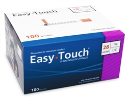 EasyTouch Diabetes 28 Gauge Syringe